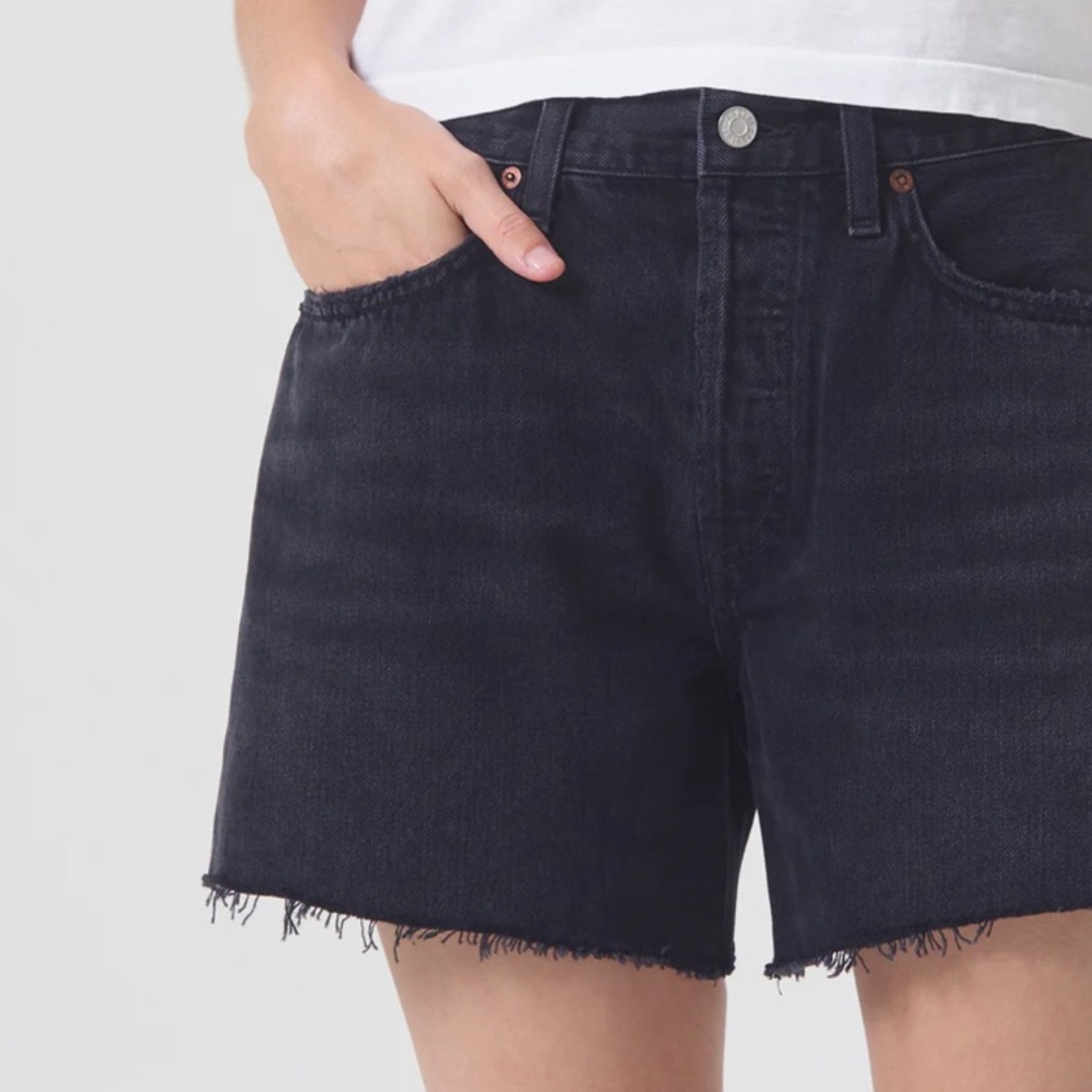 Agolde Parker Shorts - Black